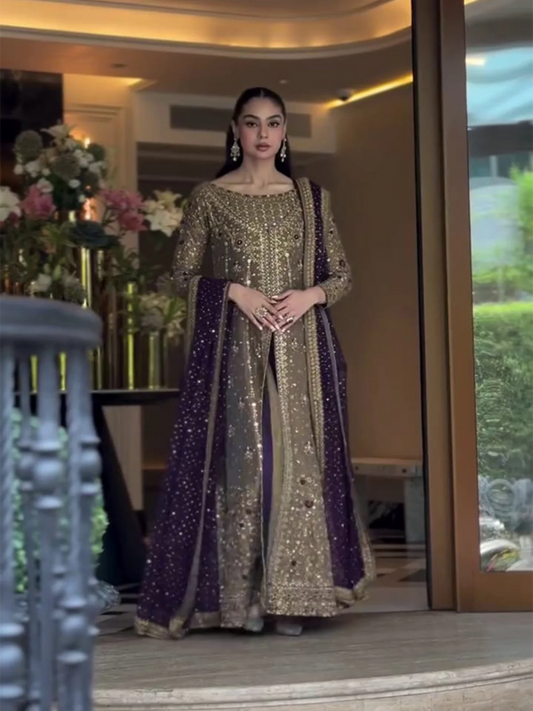 Haris Shakeel -Zari Mesuri Gown